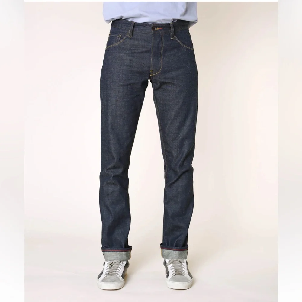 Raleigh Denim Jones Men’s Raw Selvedge Jeans Nihon Size 32 - Picture 10 of 11